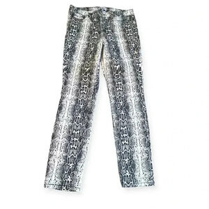 william rast ladies python snakeskin skinny jeans